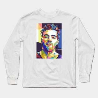 Andrew Taggart - The Chainsmokers Background Long Sleeve T-Shirt